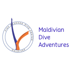 The logo describes the fins of the fishes and the fins we humans use to scuba dive
