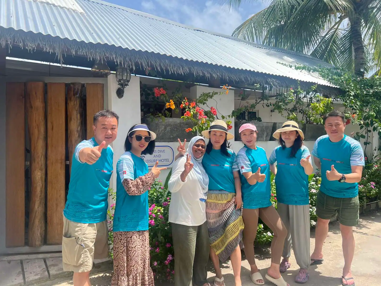 Guesthouse accommodation for divers on Rasdhoo Island